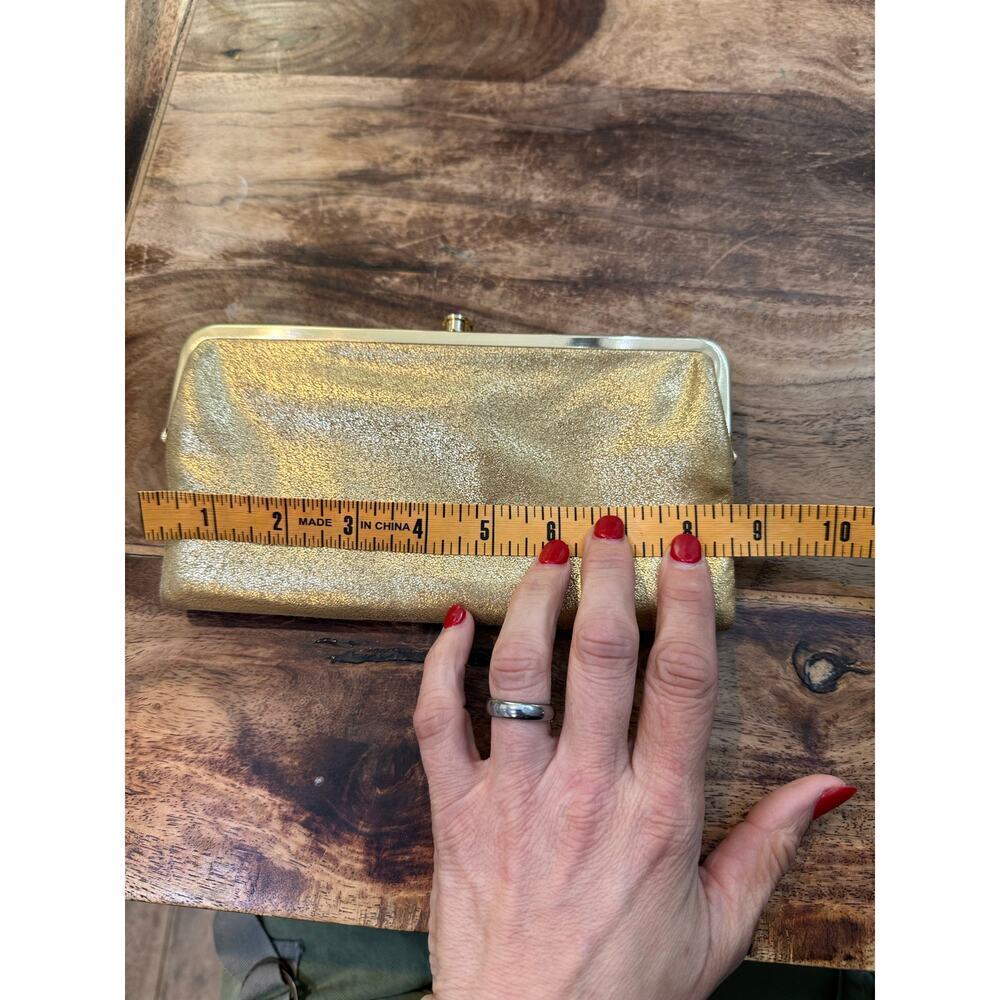 HOBO Women's Gold Lauren Clutch Wallet - Picture 6 of 8
